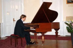 Grzegorz Niemczuk, 1228th Liszt Evening, Sulkowski Palace in Wloszakowice, 20th Nov 2016.<br> Photo by Amadeusz Apolinarski .